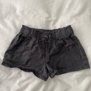 BUNDLE Girls OshKosh Cotton Shorts size 10A Brown/Grey & Pink Flowers